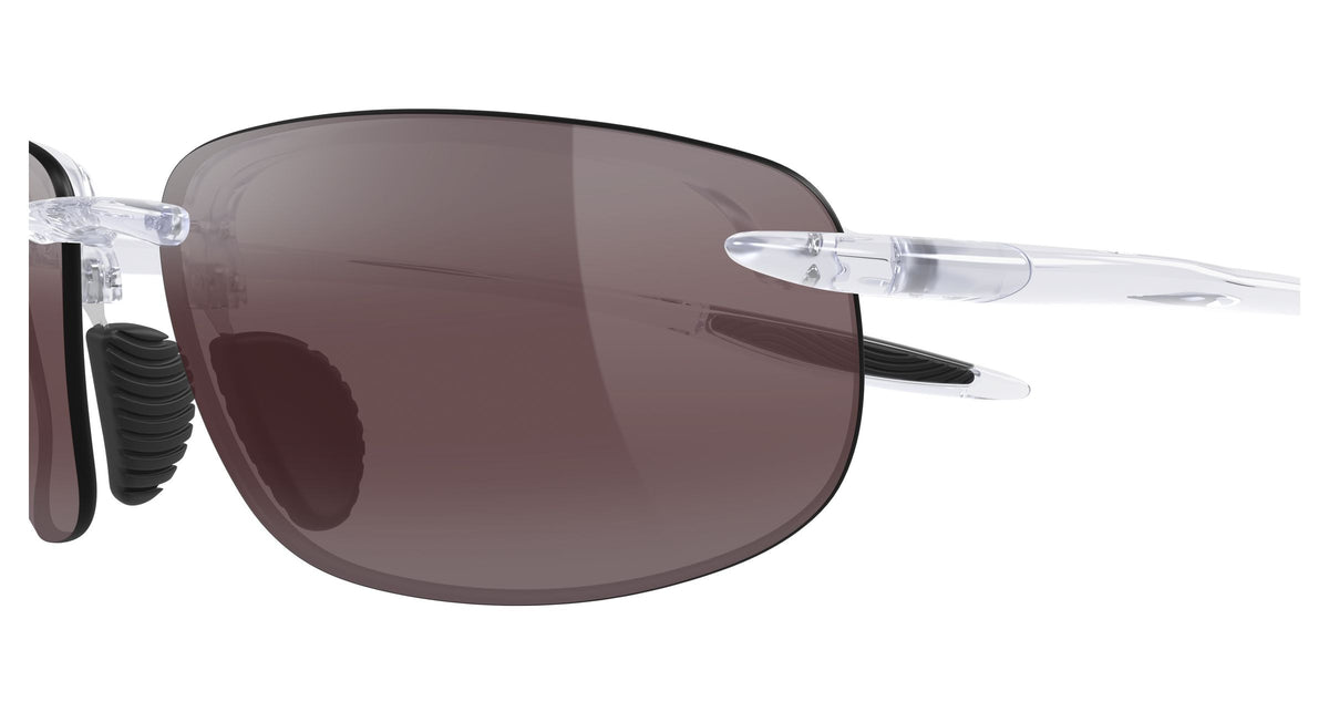 Maui Jim Hookipa Ultra sunglasses in Shiny Crystal, side view