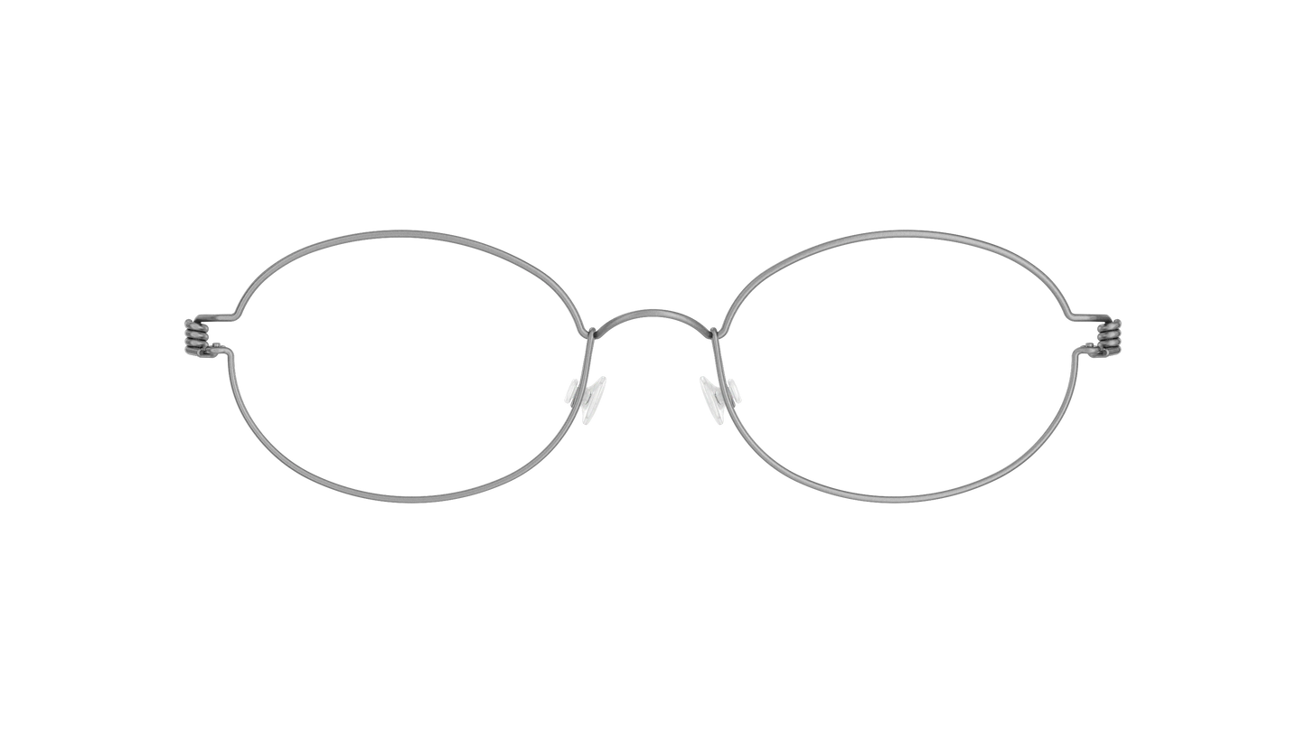 LINDBERG Air Titanium Rim Jaime — Silver — titanium eyeglasses — front view — official product render