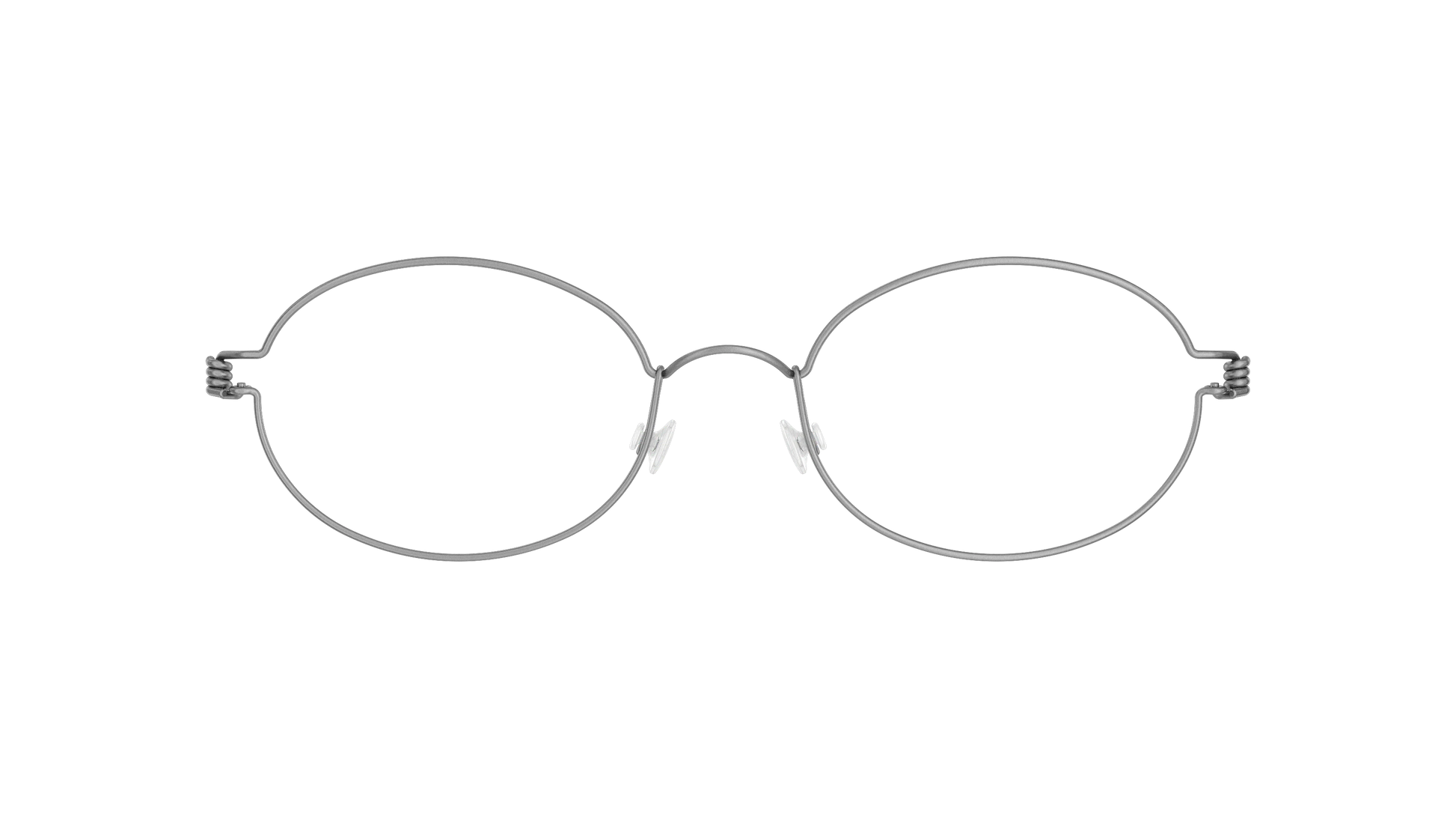 LINDBERG Air Titanium Rim Jaime — Silver — titanium eyeglasses — front view — official product render