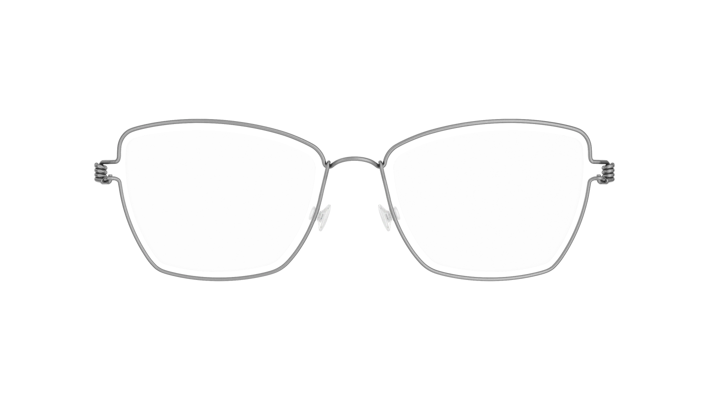 LINDBERG Air Titanium Rim Karla — Silver — titanium eyeglasses — front view — official product render