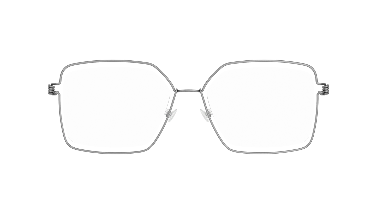 LINDBERG Air Titanium Rim Karen — Silver — titanium eyeglasses — front view — official product render