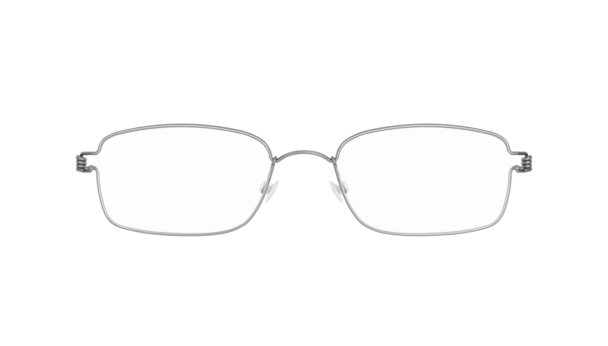 LINDBERG Air Titanium Rim Alvis — Silver — titanium eyeglasses — front view — official product render