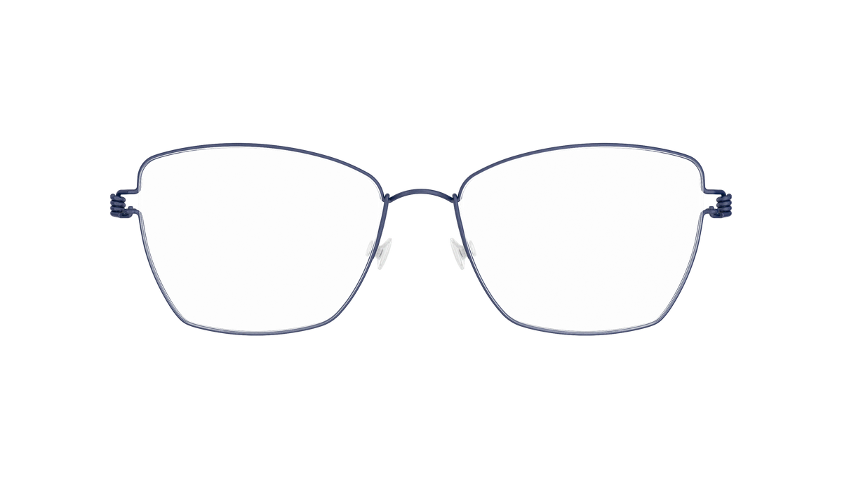LINDBERG Air Titanium Rim Femke — Navy — titanium eyeglasses — front view — official product render