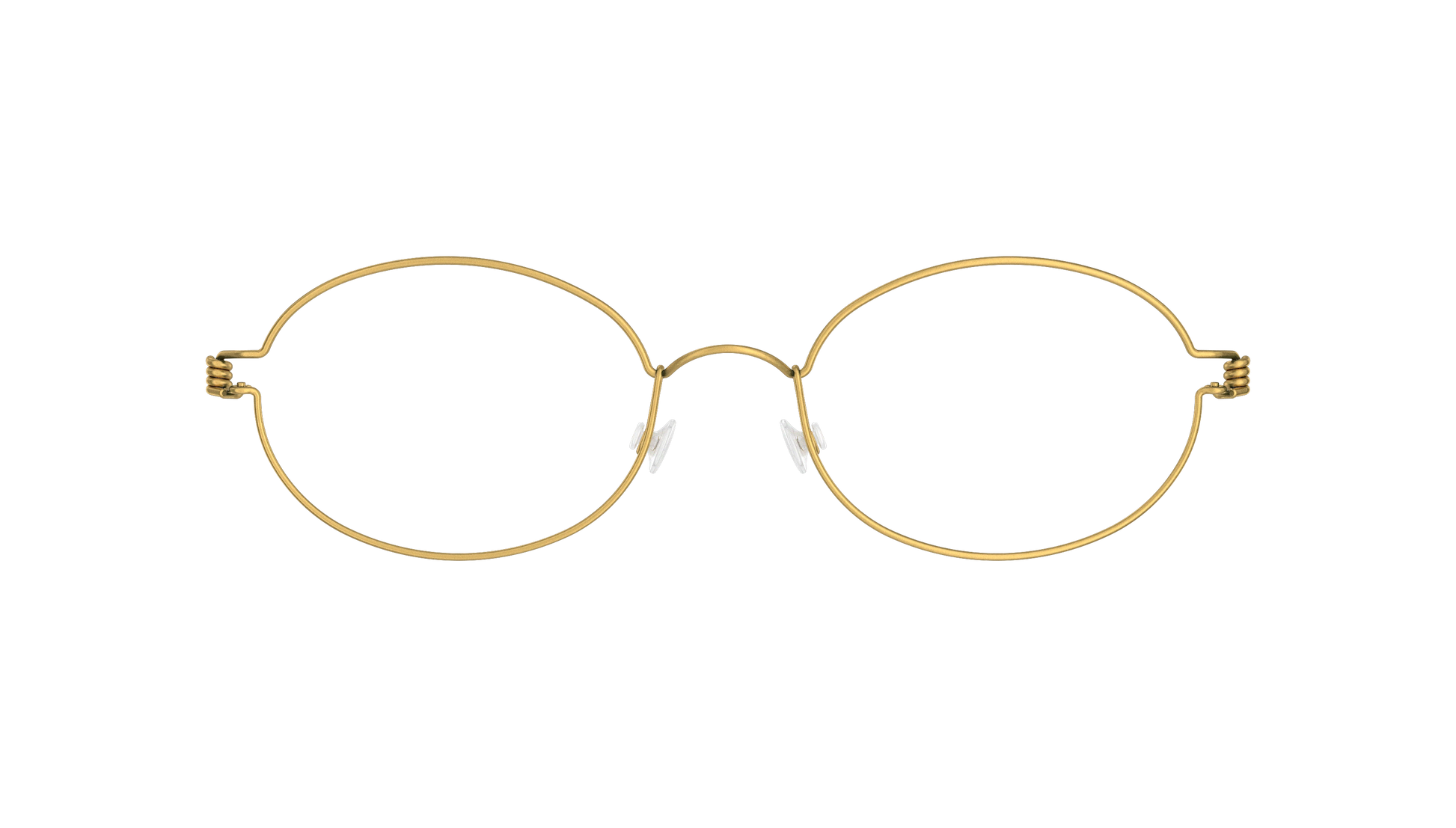 LINDBERG Air Titanium Rim Jaime — Gold — titanium eyeglasses — front view — official product render