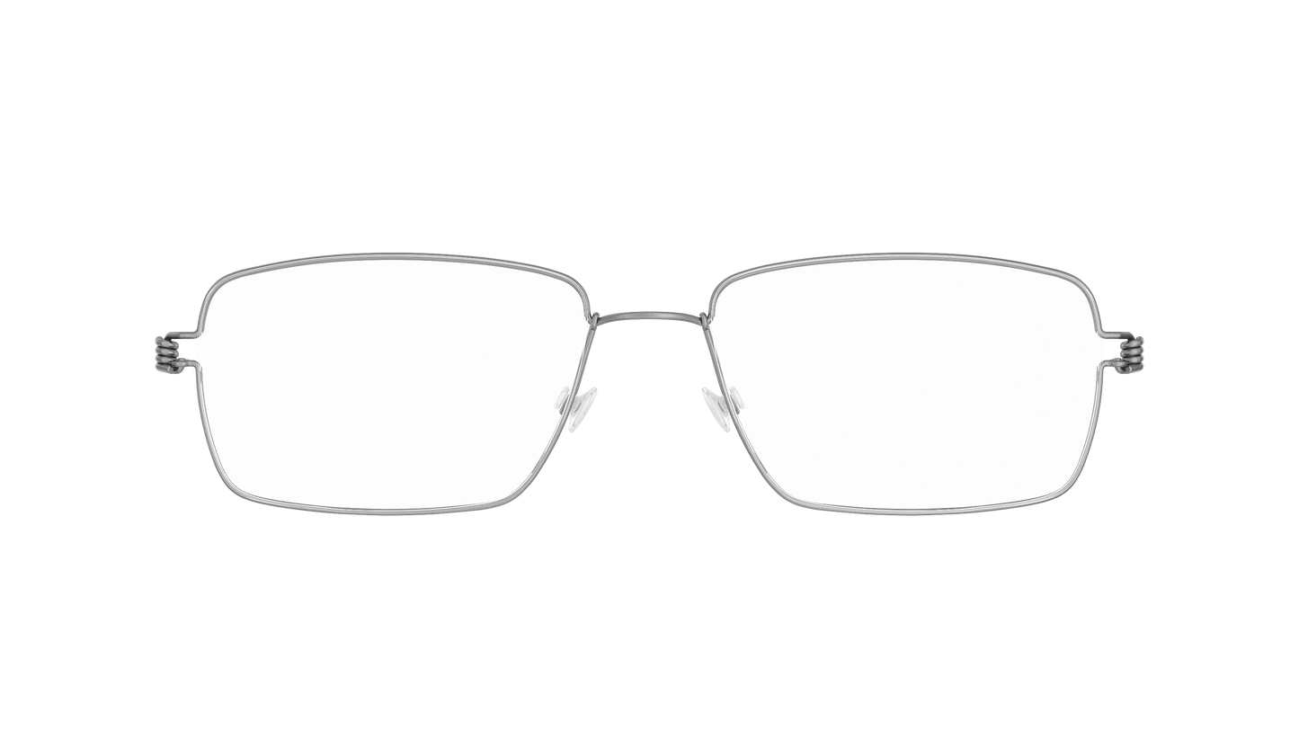 LINDBERG Air Titanium Rim Nikolaj — Silver — titanium eyeglasses — front view — official product render
