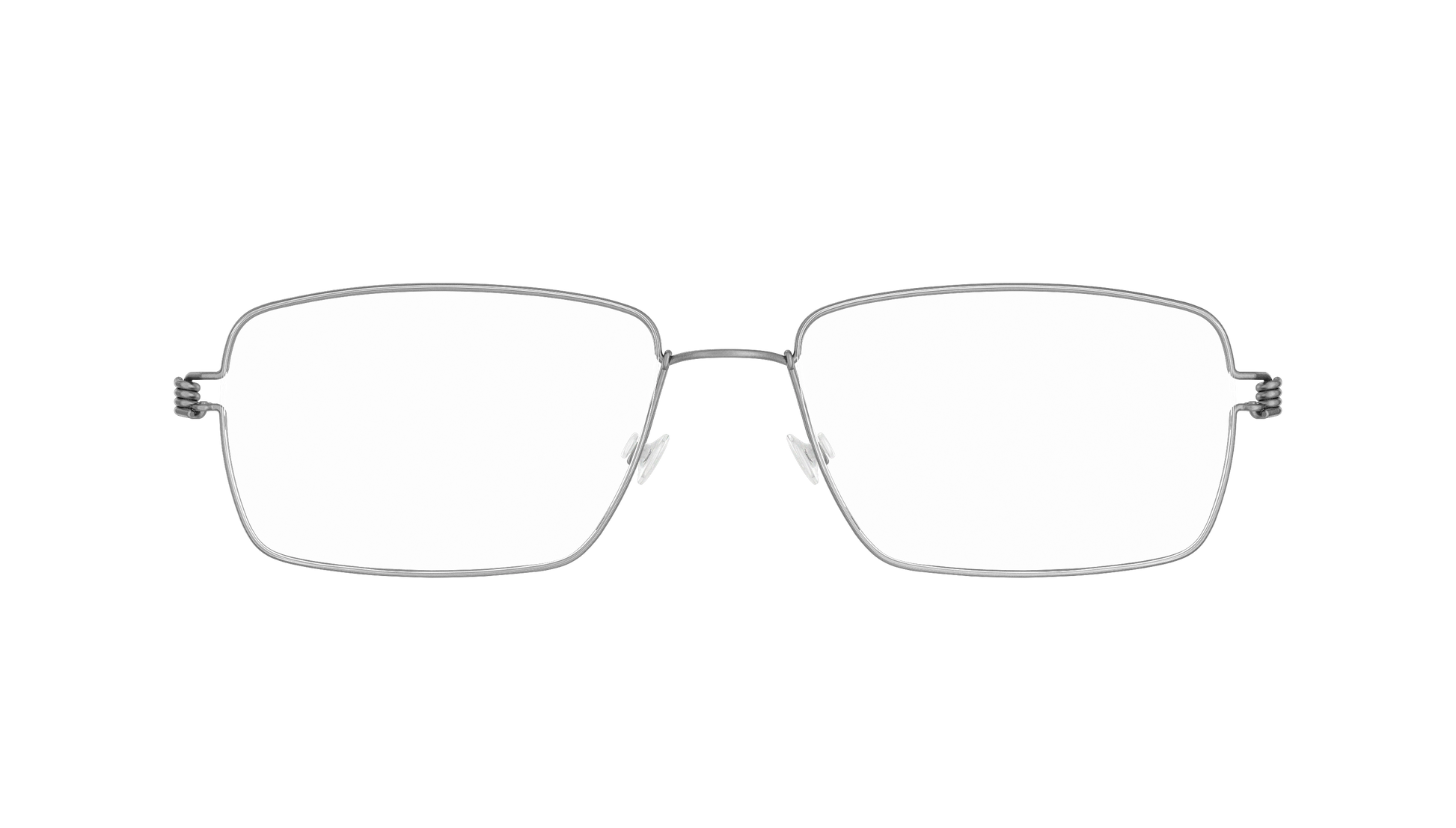 LINDBERG Air Titanium Rim Nikolaj — Silver — titanium eyeglasses — front view — official product render