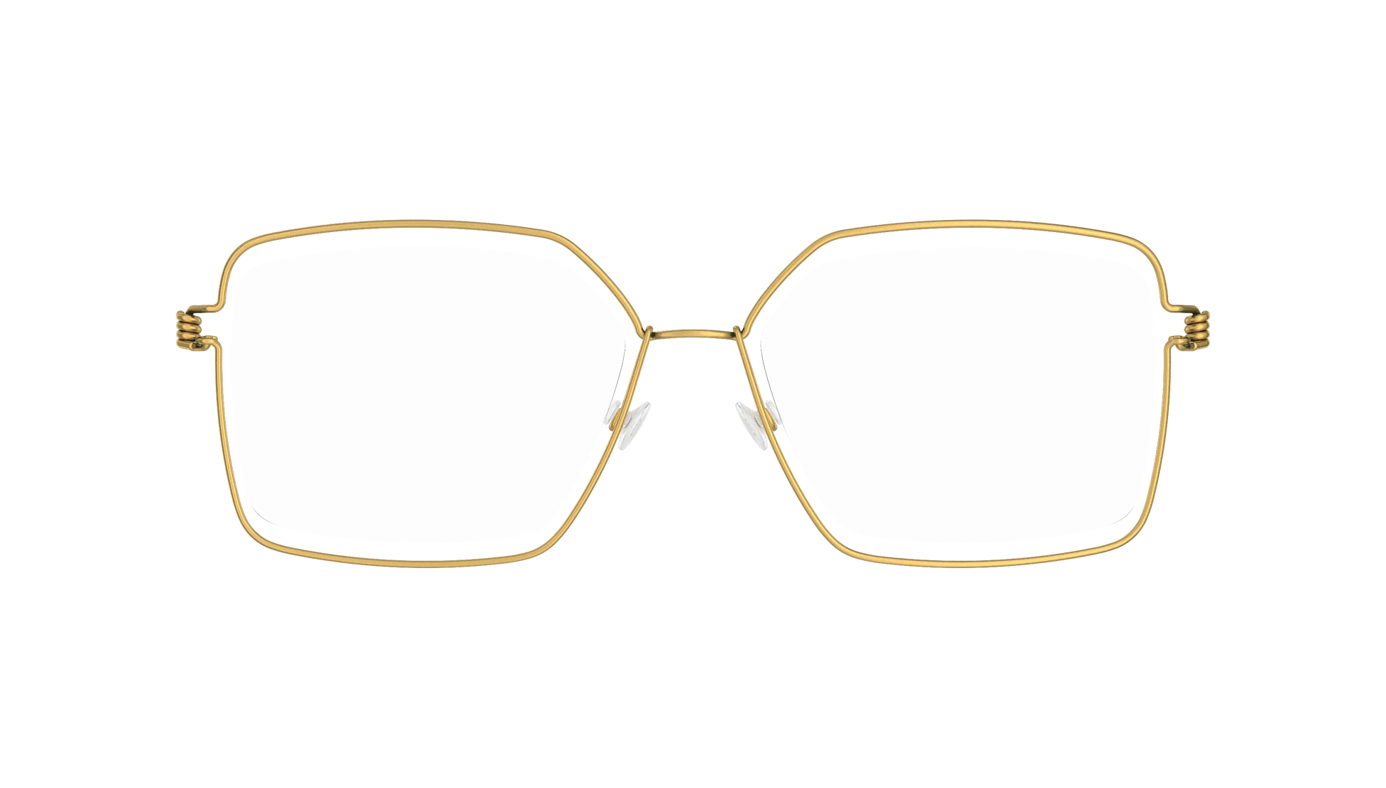 LINDBERG Air Titanium Rim Karen — Gold — titanium eyeglasses — front view — official product render