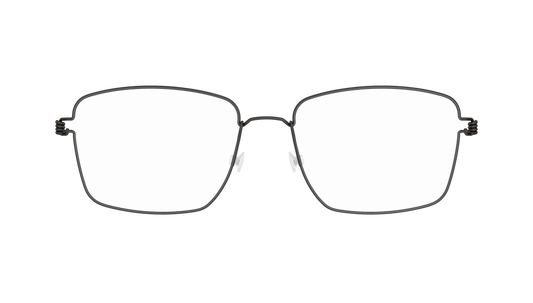 LINDBERG Air Titanium Rim Axel — Black — titanium eyeglasses — front view — official product render