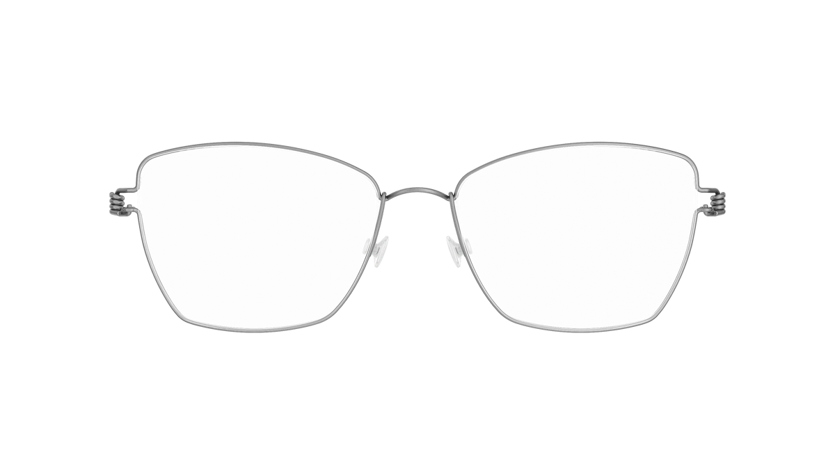 LINDBERG Air Titanium Rim Femke — Silver — titanium eyeglasses — front view — official product render