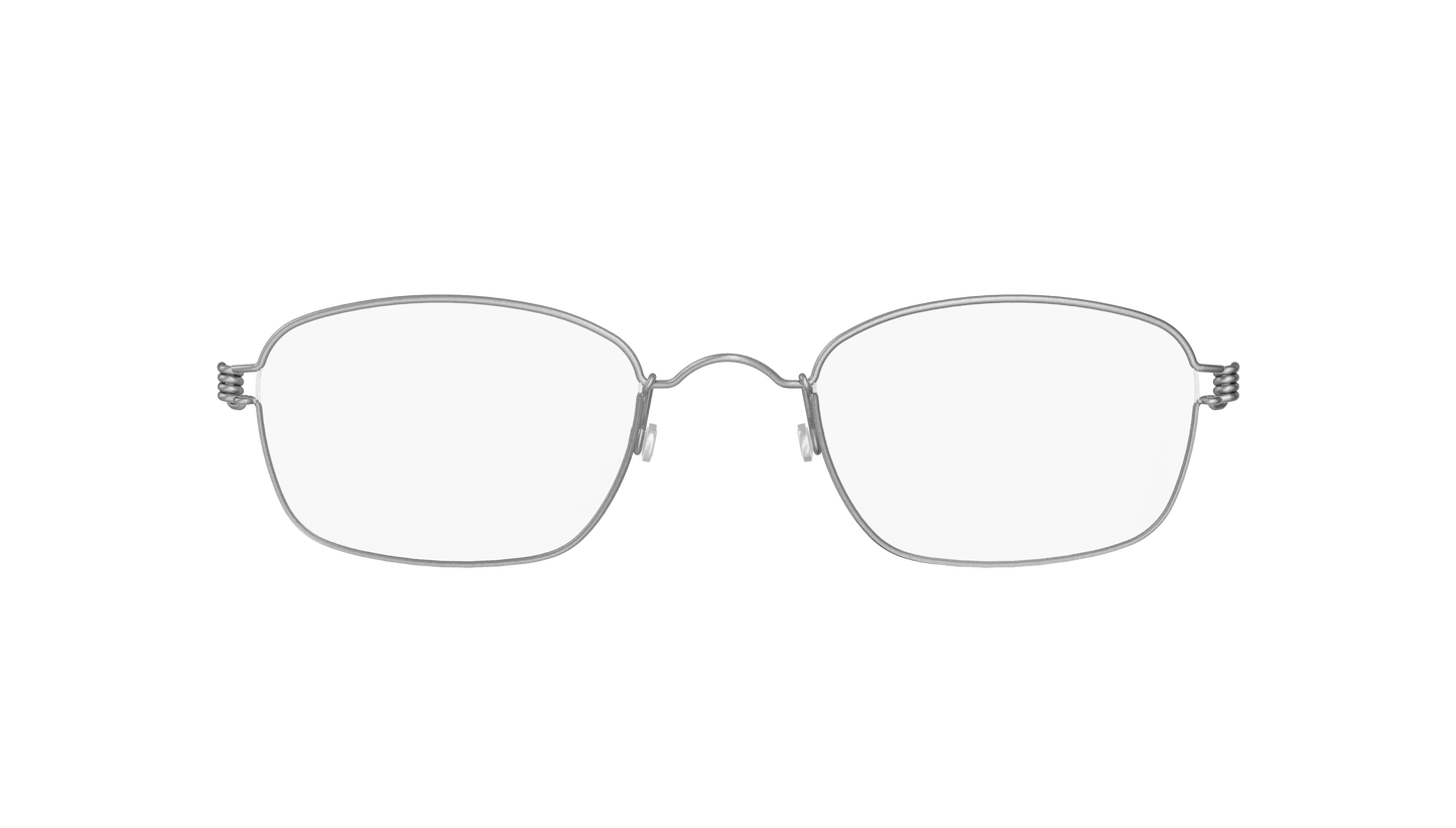 LINDBERG Air Titanium Rim Jules — Silver — titanium eyeglasses — front view — official product render