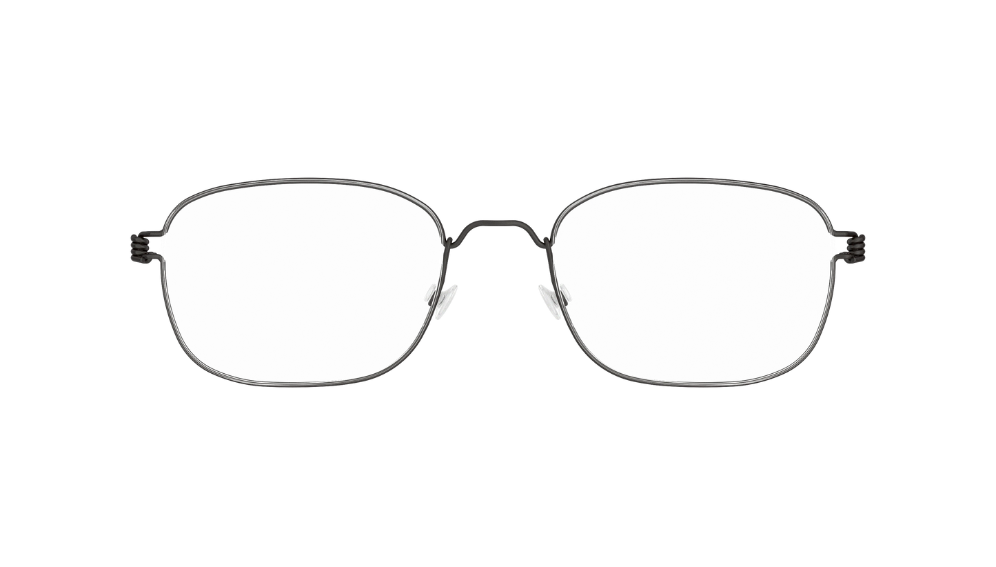LINDBERG Air Titanium Rim Mars — Black — titanium eyeglasses — front view — official product render