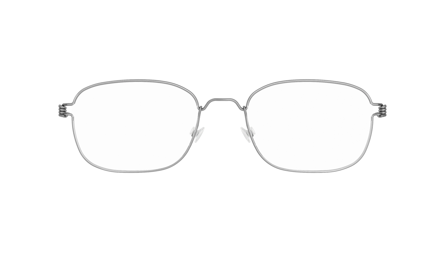 LINDBERG Air Titanium Rim Mars — Silver — titanium eyeglasses — front view — official product render