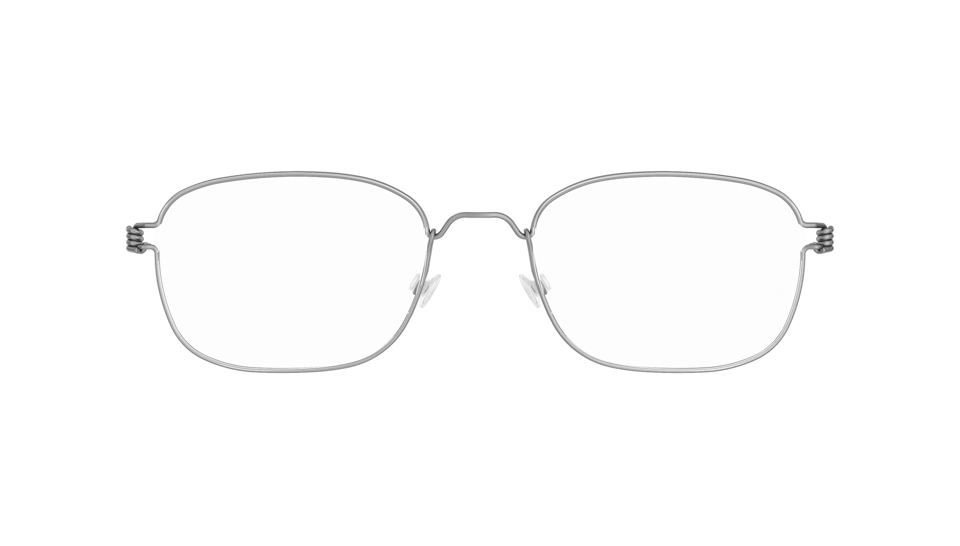 LINDBERG Air Titanium Rim Mars — Silver — titanium eyeglasses — front view — official product render