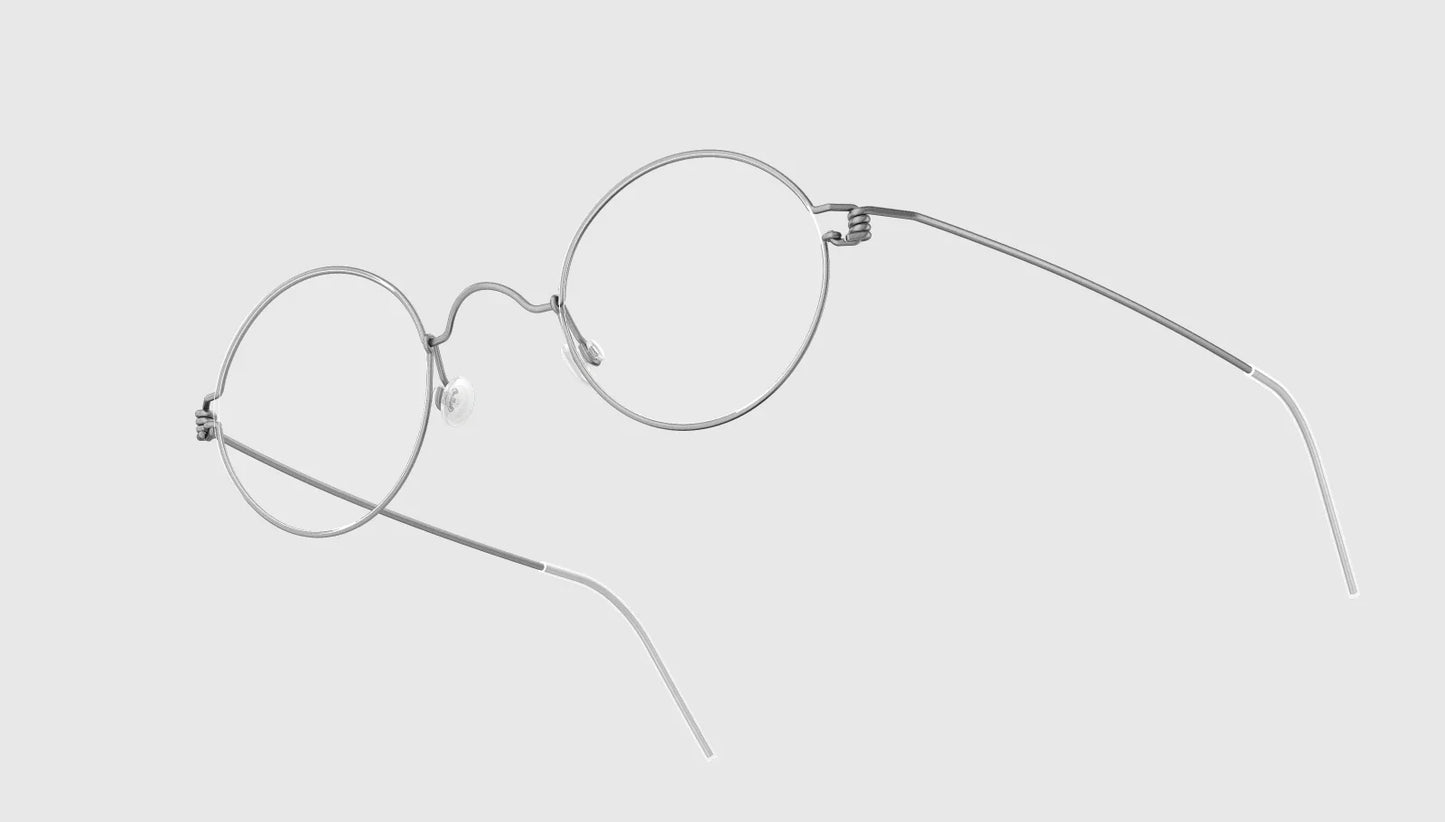 Lindberg AIR TITANIUM RIM CORONA - Regular 42 mm - 24 mm (Most Popular) / Silver - Matte - 10 - Temple Detail