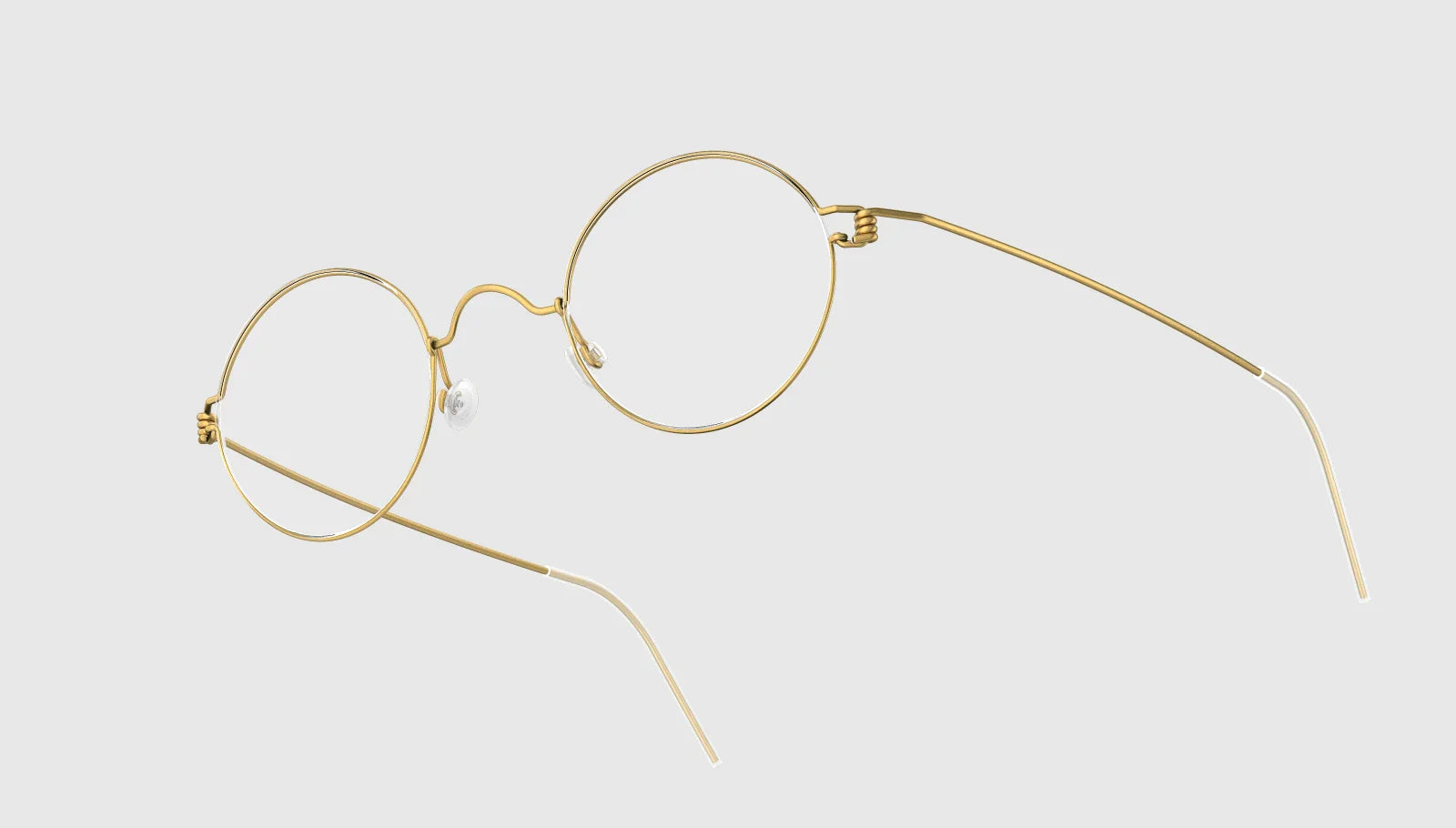 Lindberg AIR TITANIUM RIM CORONA - Regular 42 mm - 24 mm (Most Popular) / Gold - Matte -GT - Alternate View