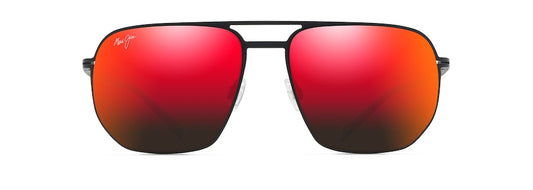 Maui Jim Sharks Cove Sunglasses in BLACK - Front View