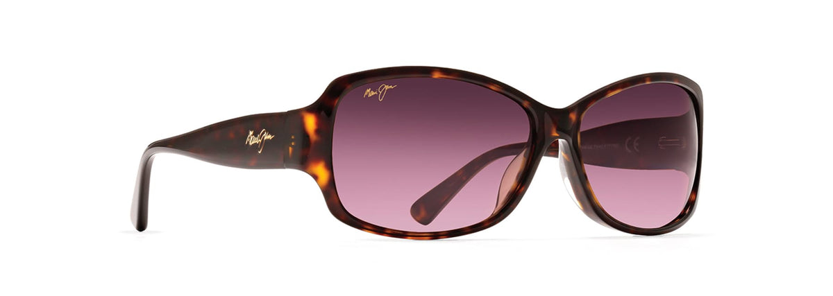 Maui Jim Nalani sunglasses in Dark Tortoise, angled view