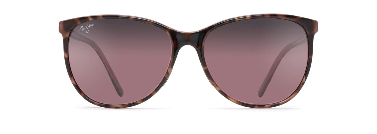 Maui Jim Ocean sunglasses in Shiny Tortoise with Raspberry, front view