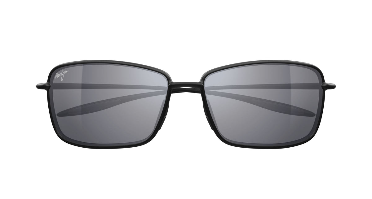Maui Jim Malu sunglasses in Matte Metallic Black, front view