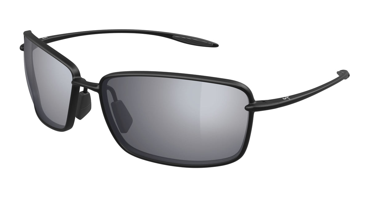 Maui Jim Malu sunglasses in Matte Metallic Black, angled view