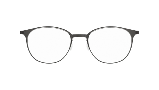 LINDBERG STRIP 9556 — Black — titanium eyeglasses — FRONT — official product render