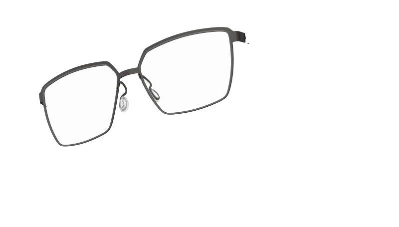 LINDBERG STRIP 9645 — Black — titanium eyeglasses — PERSPECTIVE — official product render