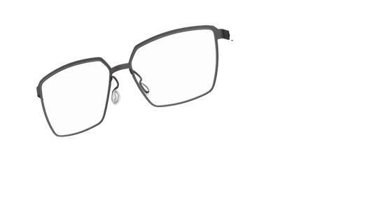 LINDBERG STRIP 9645 — Black — titanium eyeglasses — PERSPECTIVE — official product render