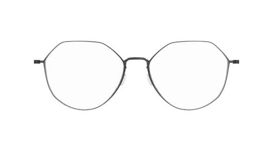 LINDBERG THINTANIUM 5540 — Black — titanium eyeglasses — front view — official product render