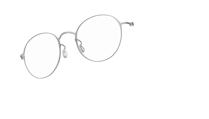 LINDBERG THINTANIUM 5805 — Silver — titanium eyeglasses — PERSPECTIVE — official product render