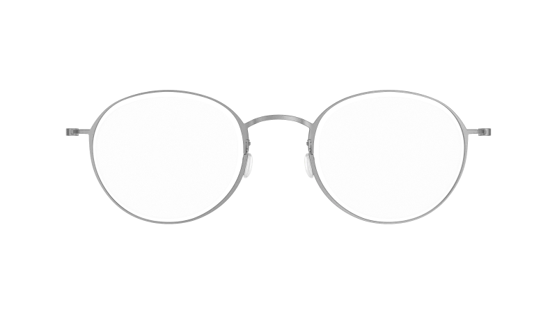 LINDBERG THINTANIUM 5805 — Silver — titanium eyeglasses — FRONT — official product render