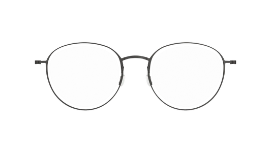 LINDBERG THINTANIUM 5808 — Black — titanium eyeglasses — FRONT — official product render