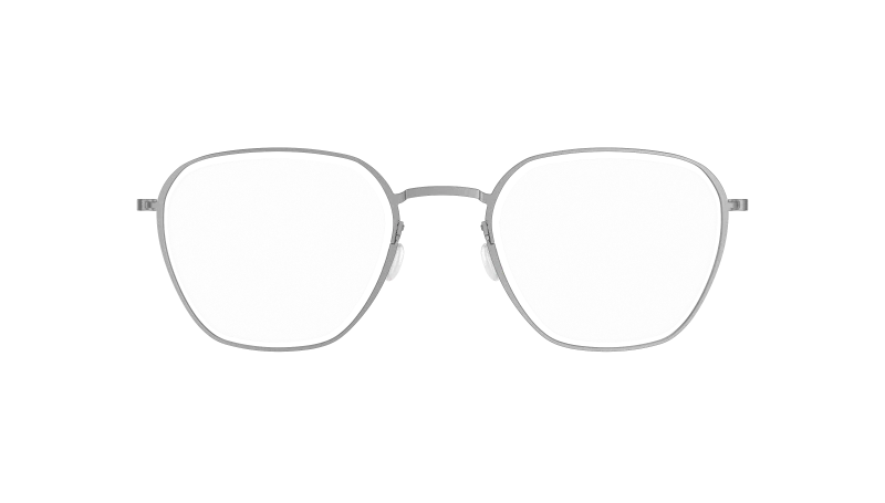 LINDBERG THINTANIUM 5806 — Silver — titanium eyeglasses — FRONT — official product render