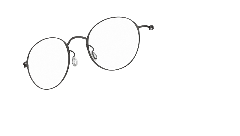 LINDBERG THINTANIUM 5805 — Black — titanium eyeglasses — PERSPECTIVE — official product render
