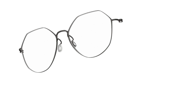 LINDBERG THINTANIUM 5540 — Black — titanium eyeglasses — PERSPECTIVE — official product render