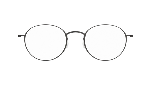 LINDBERG THINTANIUM 5805 — Black — titanium eyeglasses — FRONT — official product render