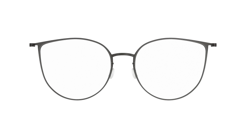 LINDBERG THINTANIUM 5543 — Black — titanium eyeglasses — FRONT — official product render