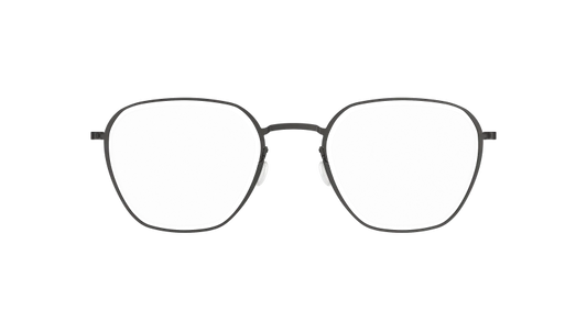 LINDBERG THINTANIUM 5806 — Black — titanium eyeglasses — FRONT — official product render