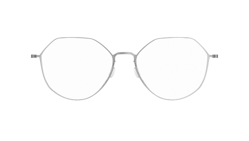 LINDBERG THINTANIUM 5540 — Silver — titanium eyeglasses — FRONT — official product render