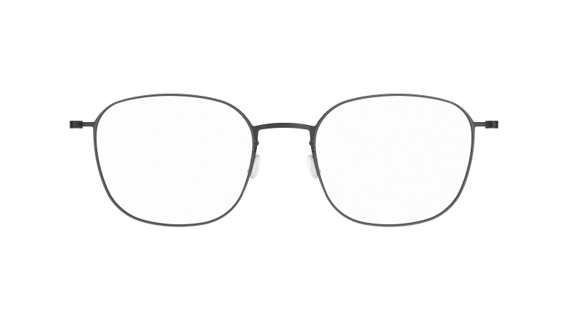 LINDBERG THINTANIUM 5541 — Black — titanium eyeglasses — FRONT — official product render