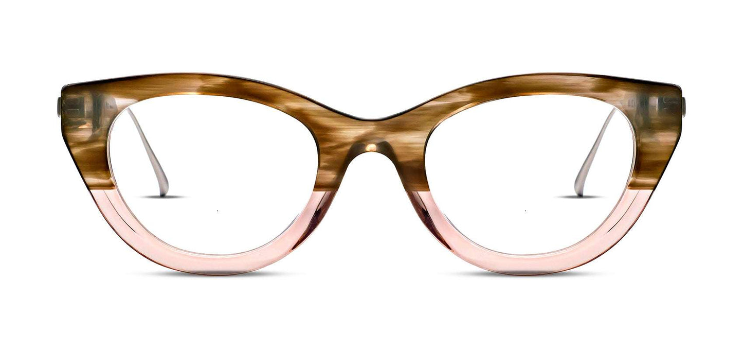 Thierry Lasry Jungly Eyeglasses Tan Pink 068 Front