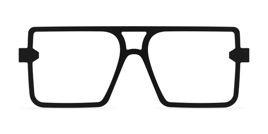 Nina Mûr Tete eyeglasses in Black — handcrafted Madrid birch wood frame