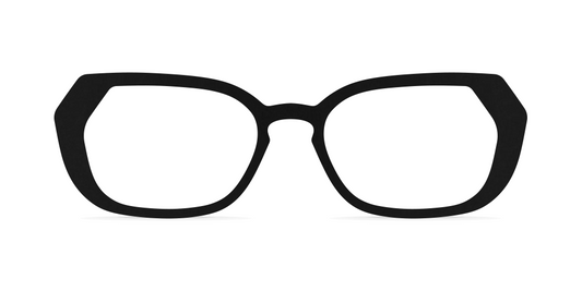 Nina Mûr Eva eyeglasses in Black — handcrafted Madrid birch wood frame
