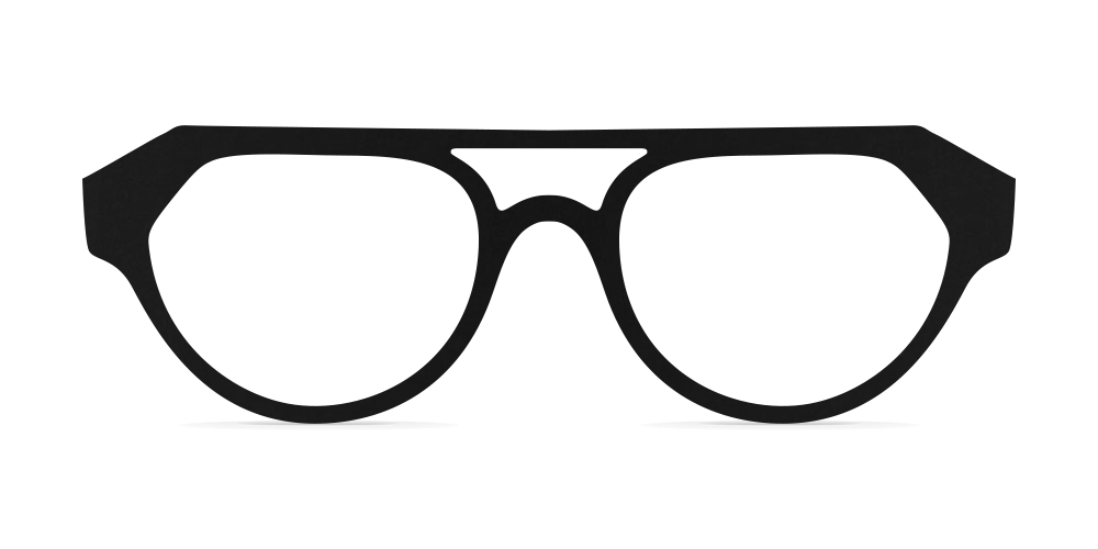 Nina Mûr Mikel eyeglasses in Black — handcrafted Madrid birch wood frame