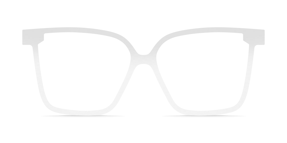 Nina Mûr Maribel eyeglasses in White High Gloss — handcrafted Madrid birch wood frame