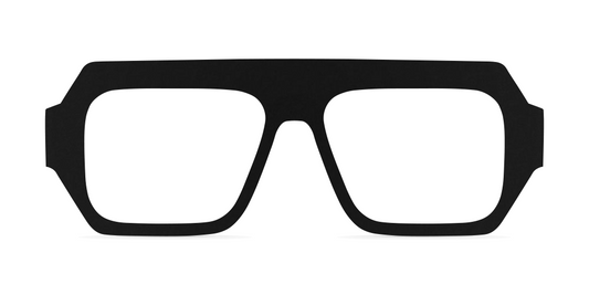Nina Mûr Mauricio eyeglasses in Black — handcrafted Madrid birch wood frame