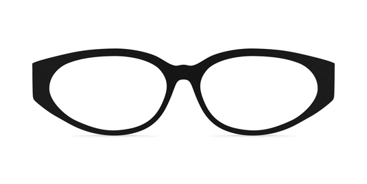 Nina Mûr Viki eyeglasses in Black — handcrafted Madrid birch wood frame