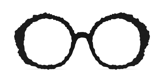 Nina Mûr Miriam eyeglasses in Black — handcrafted Madrid birch wood frame
