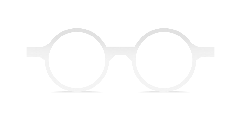 Nina Mûr Lolo eyeglasses in White High Gloss — handcrafted Madrid birch wood frame