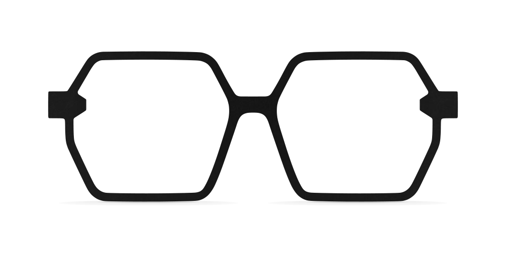 Nina Mûr Irene RX eyeglasses in Black — handcrafted Madrid birch wood frame