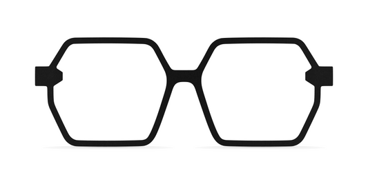 Nina Mûr Irene RX eyeglasses in Black — handcrafted Madrid birch wood frame